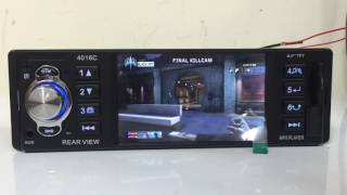 4016C 4.1 Inch HD Digital Vehicle MP5 Player Car FM Radio with USB SD AUX