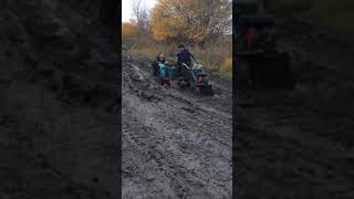 Тест драйв мотоблок по грязи вездеходы для охоты и рыбалки 18+ ржачь смотреть всем кто кого Россия!!
