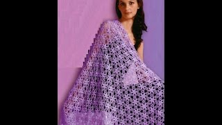 ВЯЗАНЫЕ ШАЛИ КРЮЧКОМ - 2019 / Crocheted shawl CROCHET / Gehäkelte Schal HÄKELN