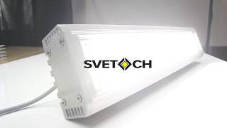 Installation der Industrie-LED-Leuchte "SVETOCH UNIVERSE" für Ihr Gewerbe