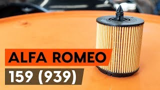 Jak wymienić filtr oleju i oleje silnikowe w ALFA ROMEO 159 1 (939) [PORADNIK AUTODOC]