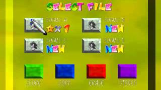 Sonic Adventure 64 (C3 Demo) (N64) - Main Menu theme