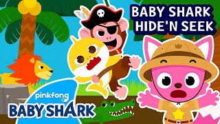 Hide and Seek in the Jungle with the Shark Family | Play with Baby Shark 