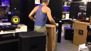 JBL PRX735 unpack and sound test