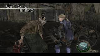 Jugando Con Jill Valentine (Hunk) Resident Evil 4 Con Skins-Villa/Jill y Rebecca en el pueblo