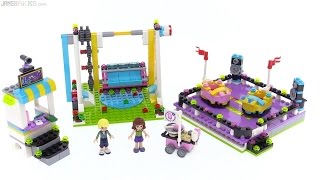 LEGO Friends Amusement Park Bumper Cars review! 41133
