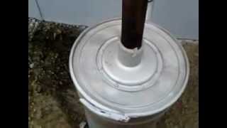 Мини пиролизная печка.  Mini pyrolysis furnace