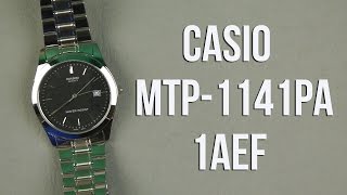 Распаковка CASIO MTP-1141PA-1AEF