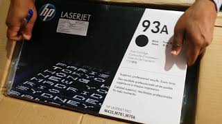 UNBIXING 93A TONER CORTIDIGE HP PRINTER M435