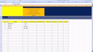 Baro Macalin La'aan ( Sameynta Barnaamajkii Dugsiyada Excel 2007 ) Qaybtii 4'aad