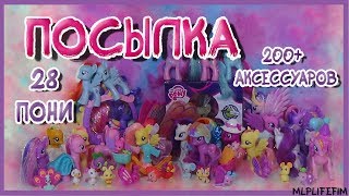 ПОСЫЛКА С 28 ПОНИ И 200+ АКСЕССУАРОВ [MLPLifeFIM]