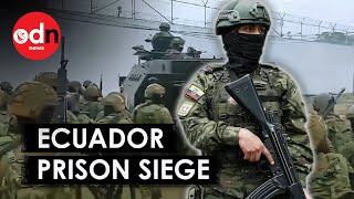 Police Retake Gang-Ruled Prison in Ecuador Using Armoured Vehicle
