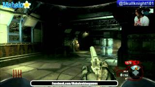 Call of Duty Black Ops Zombies Rezurrection Map Pack Moon Skullknight101 Solo Second Attempt Part 2