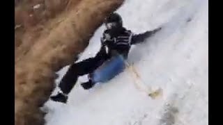 Sled Accident!