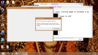 open free running game on windows 8 (ERROR FIXED)