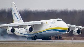 Antonov Airlines AN-124 (A124) landing in Montreal- Mirabel (YMX, CYMX)