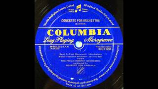 Bartok, Concerto for Orchestra, 1,2mov, karajan, cond