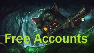 Free Accounts LoL/Раздача акков LoL