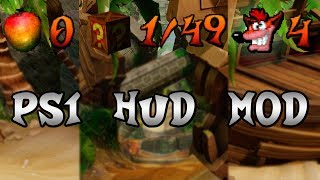 "Original PS1 HUD" - Crash Bandicoot N.Sane Trilogy MOD #4