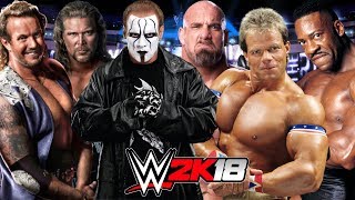 WCW ELIMINATION CHAMBER | WWE 2K18 Gameplay