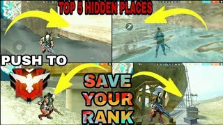 New Top 5 Hiding / Hidden places in Bermuda map Garena Free Fire by FF Gaming Boss