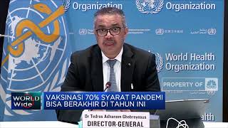 WHO Ramal Pandemi Berakhir Tahun 2022