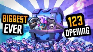 $4,000 SUPER MAGICAL CHEST OPENING!!! :: 600,000 GEMS :: Clash Royale