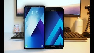 Samsung Galaxy A5 (2018) vs Galaxy A5 (2017) - Specs Comparison