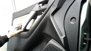Как снять обшивку карту передней двери SUBARU FORESTER(2015)demontaz boczka drzwi przod/door panel r
