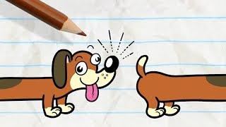 Pencilmate's Dog Gets into a Fight -in- PAIN IN THE MUTT - Pencilmation Cartoons