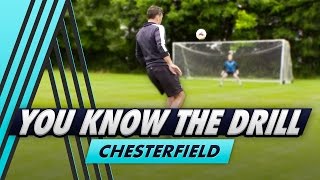 Two-Footed Shooting Challenge | You Know The Drill - Chesterfield with Dean Saunders
