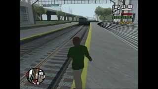 GTA San Andreas - Drive a Train - HD