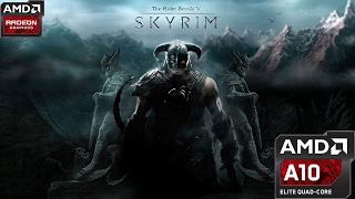 The Elder Scrolls V : Skyrim with CUTE ENB on A10 7400P | R5 M230 + R6 Grapichs ( R7 M265DX )