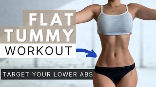LOWER ABS WORKOUT // Flat Tummy Workout
