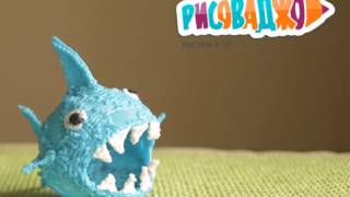 Рисуем Акулу 3D-ручкой Myriwell