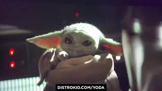 Baby Yoda Can't Stop Playing Heavenly Feat Baby Savage. Lol..