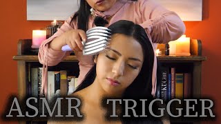 ASMR MASSAGE ♥ ASMR SLEEP | HEAD, NECK & SHOULDER. Whispering. Serene Relaxation, cuenca, limpia
