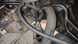 Замена термостата Volkswagen Crafter 2.5TDI. Replacing the thermostat volkswagen crafter.