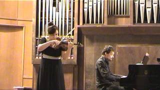 Prokofiev concert 1 for violin 2 mov Elena Frishman Violin