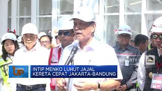 Intip Menko Luhut Jajal kereta Cepat Jakarta-Bandung