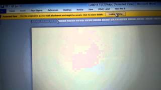 Virus in a word document