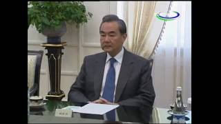 O‘zbekiston Prezidenti Islom Karimov  Xitoy tashqi ishlar vaziri Van Ini qabul qildi
