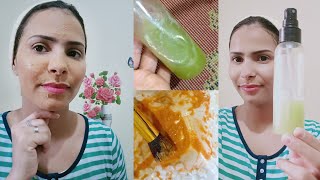 وجهك شاحب وصفر احسن ماسك وتونر هدية لك حبيبتي