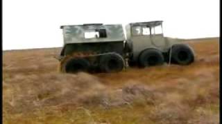 Вездеход Тром 8 (испытание пробной гусянки)