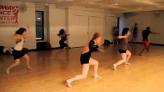 Ashlé Dawson @ Broadway Dance Center "White Blank Page" Combo