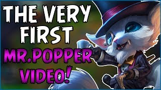 Mr.Popper | Very First Video Ever !! | 1.8M Mastery Gnar Twitch Highlights!
