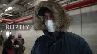 USA: Travellers wait hours in cold for required COVID tests at LaGuardia