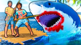 RAFT - Плот наш ДОМ, КРЮК наш ДРУГ! ВЫЖИВАЕМ С СЫНОМ В ОКЕАНЕ! #2