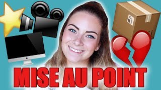 GRWM : UNE MISE AU POINT (médias sociaux, relations, YouTube)