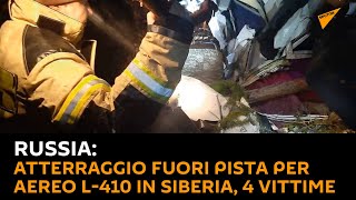 Atterraggio fuori pista per aereo L-410 in #Siberia: 4 vittime